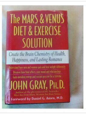 The Mars & Venus Diet & Exercise Solution John Gray 2003 First Edition Book